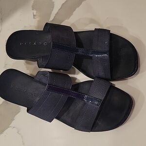 Pesaro Women's Navy Sandals Size 8